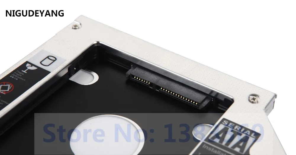 NIGUDEYANG SATA 2 й жесткий диск HDD SSD лоток Caddy для MSI GT72S 6QE BU50N BU10N BU40N|Корпус жесткого
