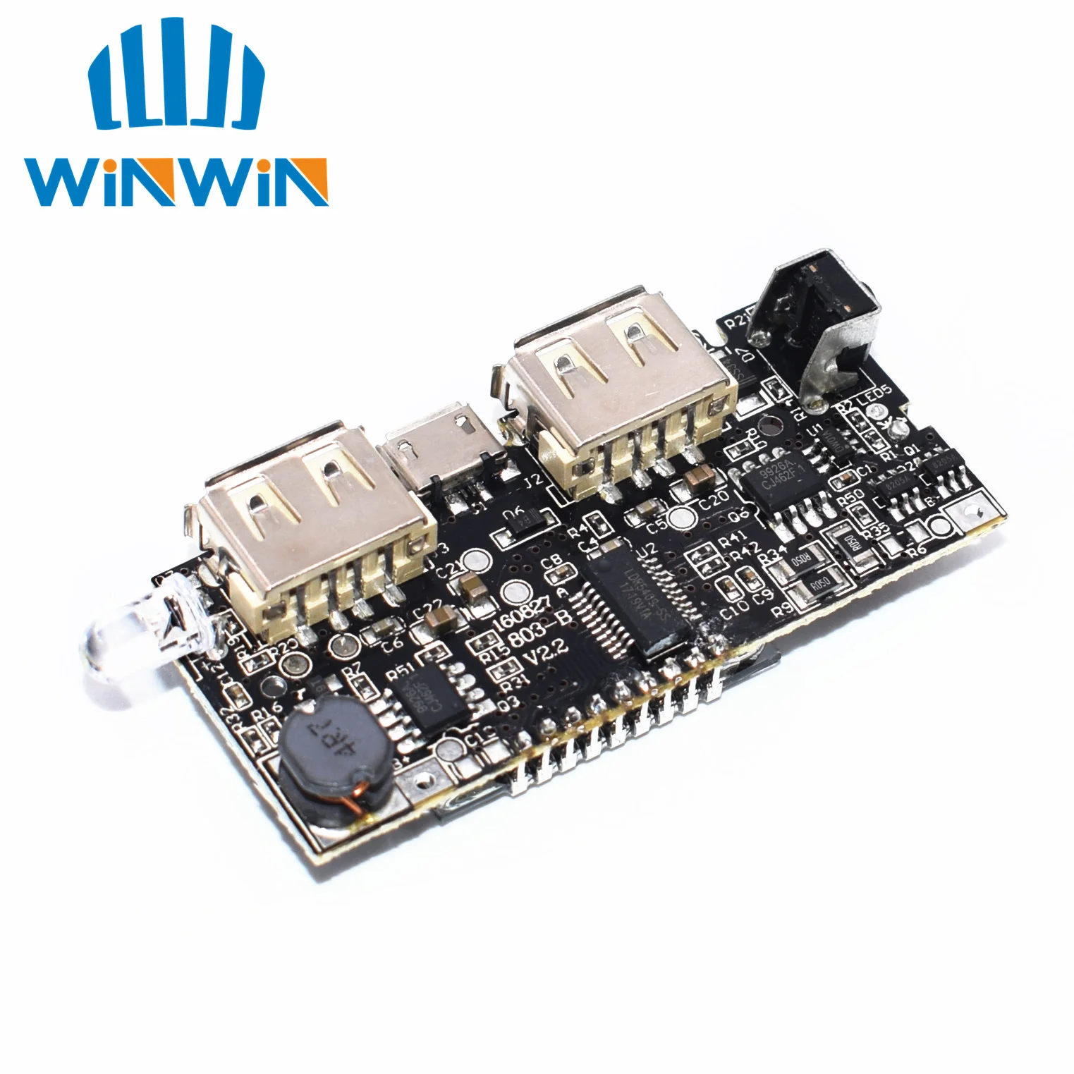 Dual USB 5V 1A 2.1A Mobile Power Bank 18650 Battery Charger PCB Power Module Accessories For Phone DIY LED LCD Module Board