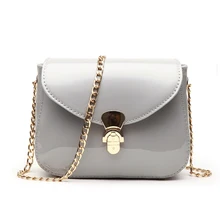 Fashion Silver Messenger Bag Women Small Holographic PU Flap Hologram Chain Beach Bags Girls Cute Glassy Shoulder Purse XA746H