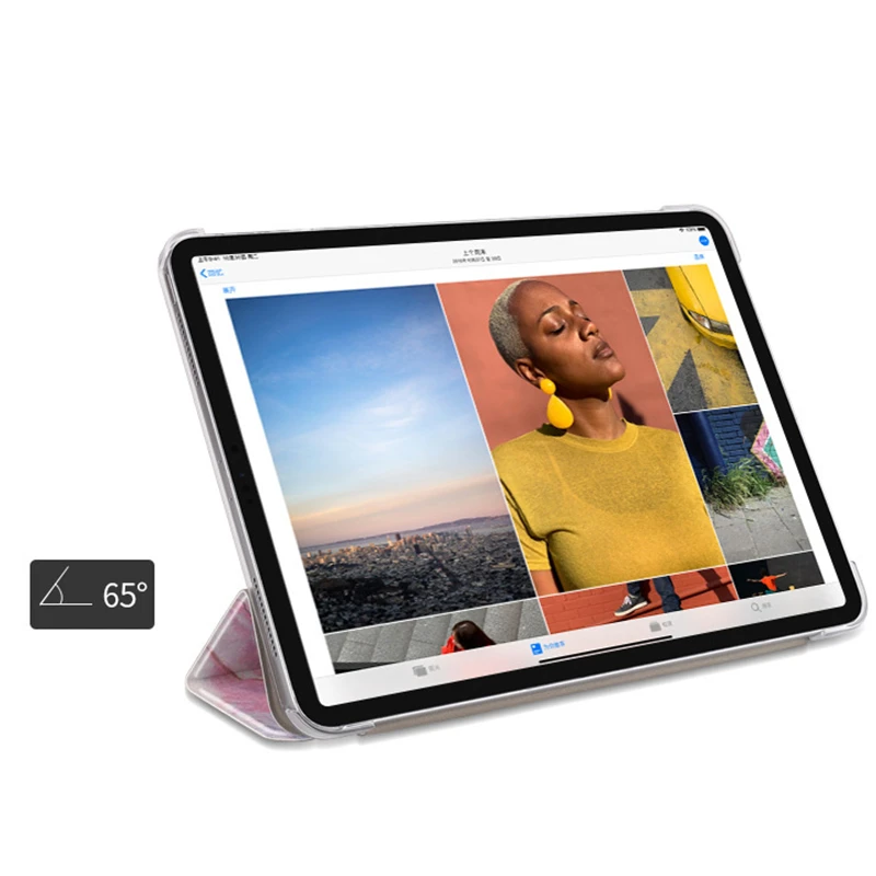 Для iPad Pro 11 чехол 2018 ультра тонкий Мрамор из искусственной кожи Funda Магнитный