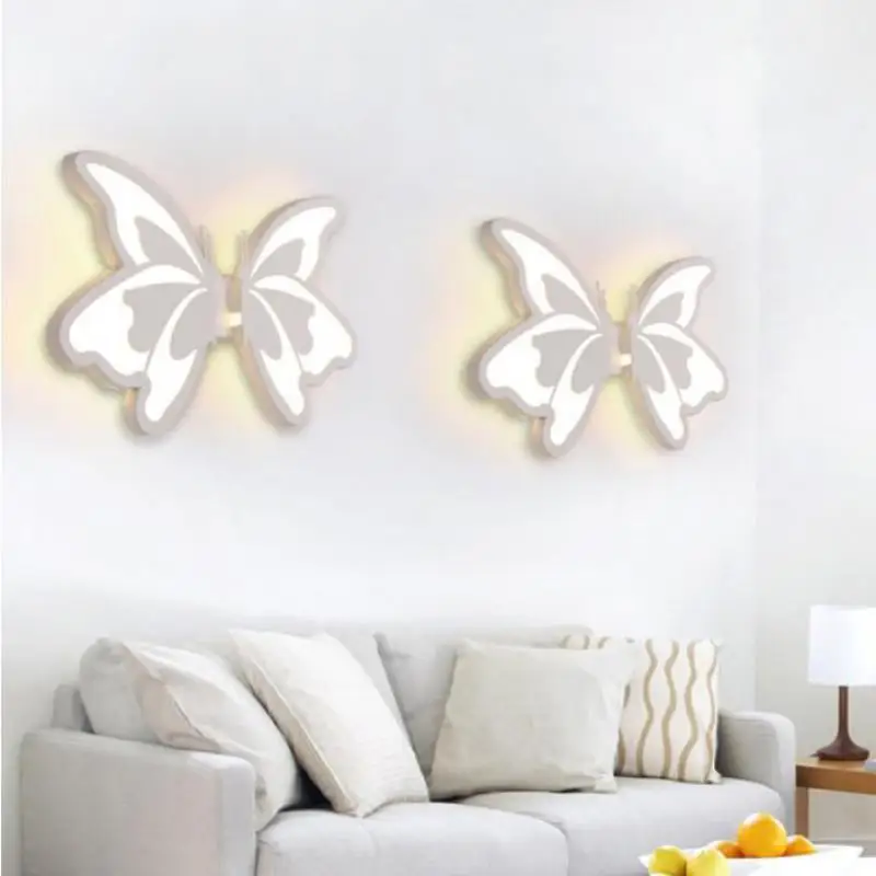 المعاصرة وحدة إضاءة LED جداريّة ضوء مع فراشة عاكس الضوء للحمام الغرور أضواء الحديثة جدار أضواء الرجعية خمر الجدار مصباح