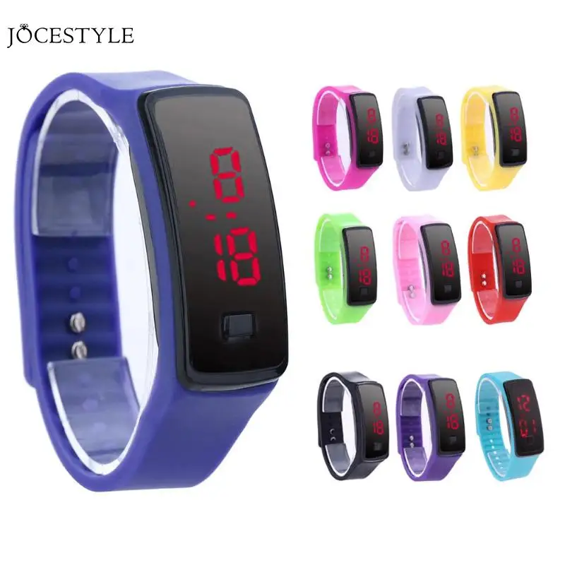

New Fashion Silicone LED Bracelet Digital Watches Bracelet Wristwatch For Men Ladies Kid Clock Digital Wrist Watch Sport Student