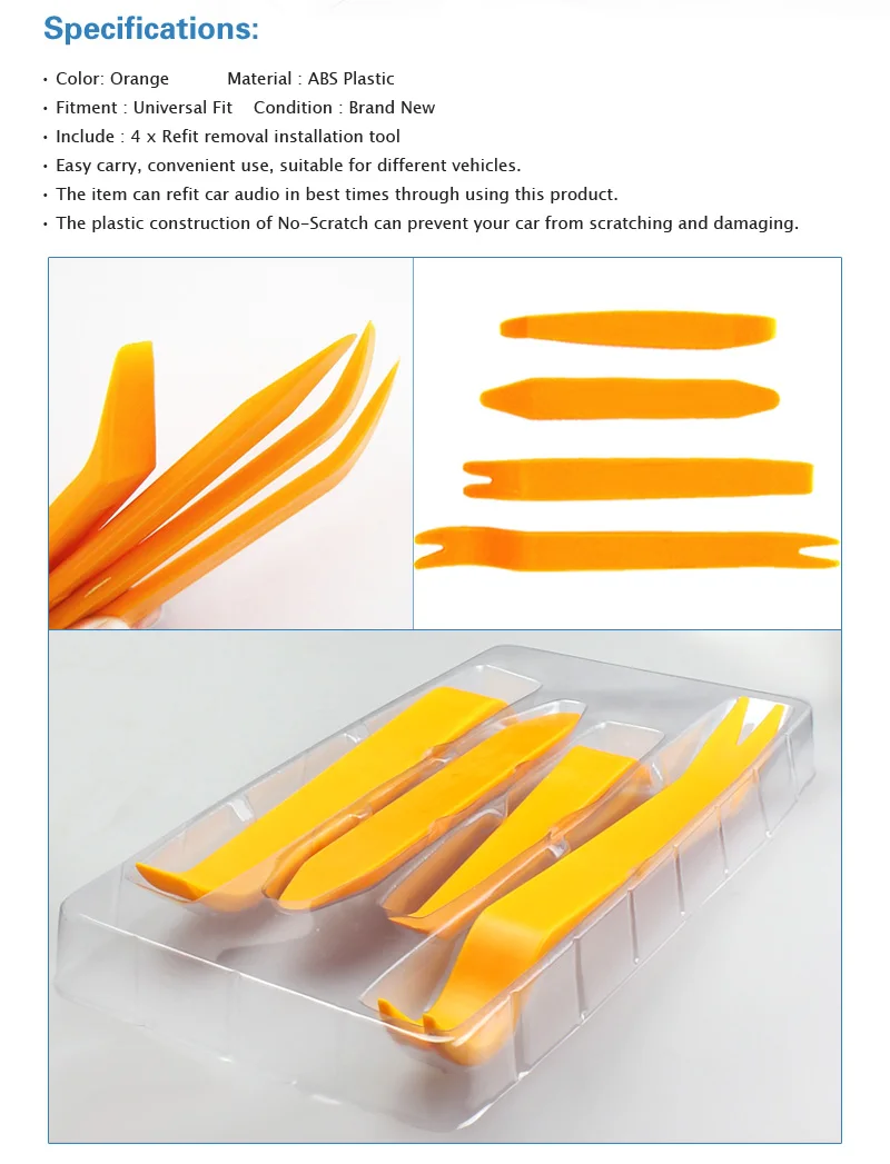 

Only accept orders with DVDs system thanksgiving for Navirider loyal customers 4pcs removal pry open tool kits Gift