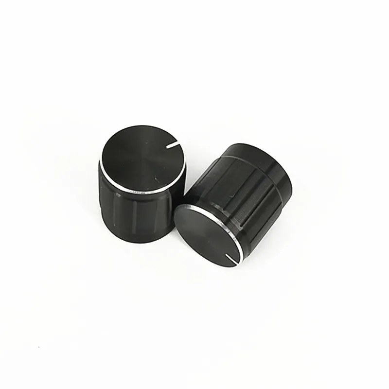 10pcs/lot 15*16.5mm aluminum alloy Potentiometer knob Rotary switch Volume adjustment knob cap