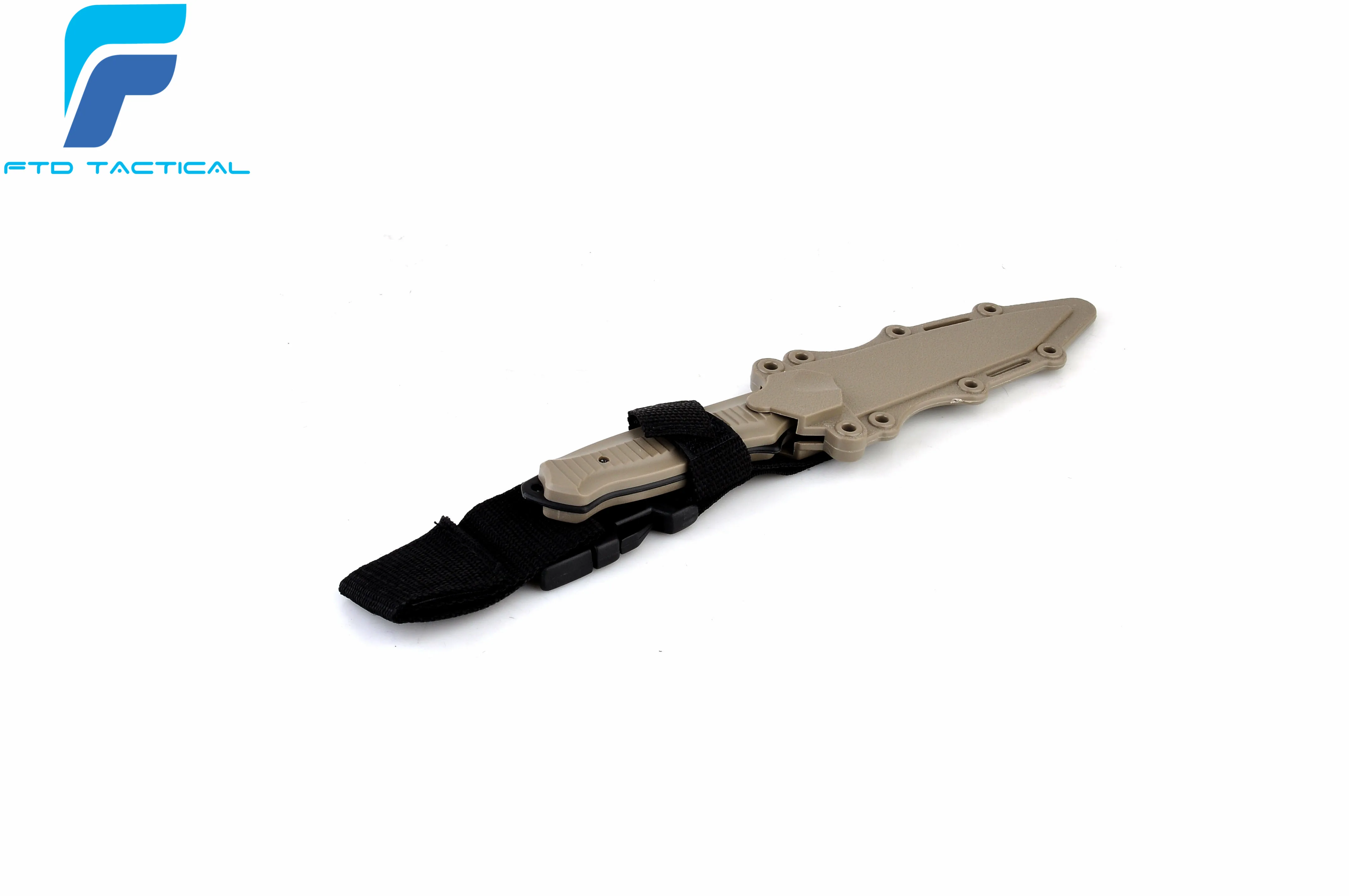 

Matrix M37-K Seal Pup Type Rubber Training Knife w/ Hardshell Sheath Airsoft Movie Prop