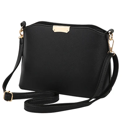 Бренд YBYT, новинка, простая повседневная женская сумка,, Женская Высококачественная сумка для покупок, сумка через плечо, сумки через плечо - Цвет: Черный
