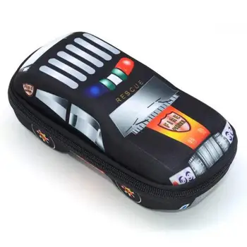 

1PCS Cartoon Car Children Pencil Case Cute EVA Hard Shell Stationery Pencil Bag Multi-Functional Mezzanine Student Pencil Case