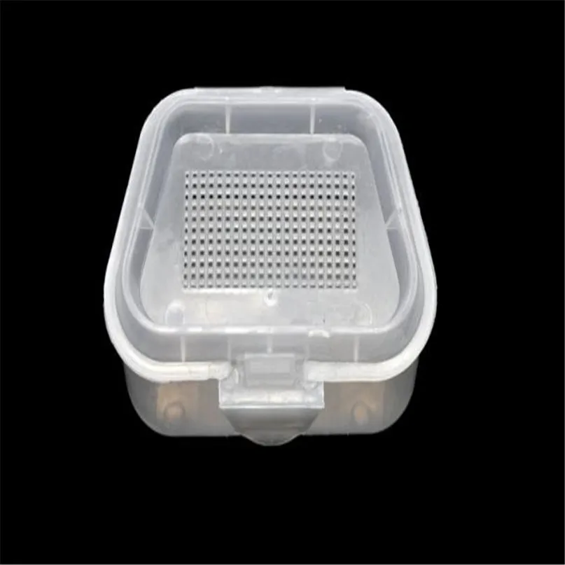 New Arrival LEO Color Transparent Earthworm Box Worm Bait Lure Fishing Tackle Box Plastic box Tool fishing equipment #2M06 (4)