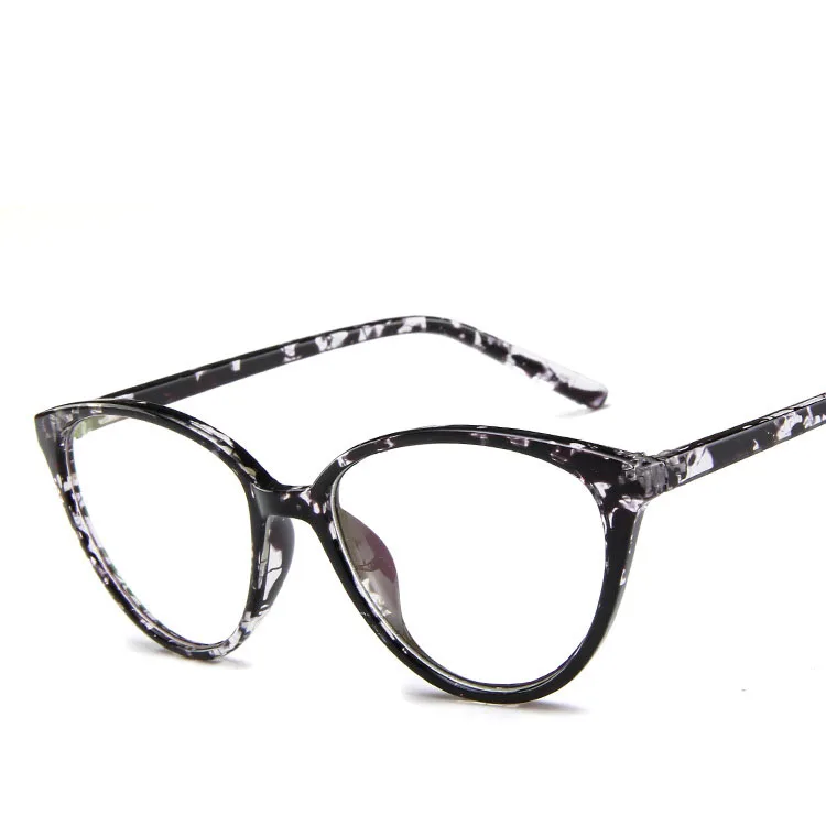 EOOUOOE, женские оптические очки кошачий глаз, очки Gafas Opticas, очки для женщин, Oculos De Grau, очки по рецепту - Цвет оправы: Многоцветный