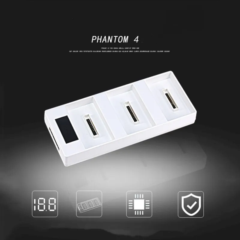

3 IN 1 Battery Parallel Charging Hub Charger Board with Digital Display for DJI Phantom 4 / Phantom4 PRO+ / Advanecd + Drone