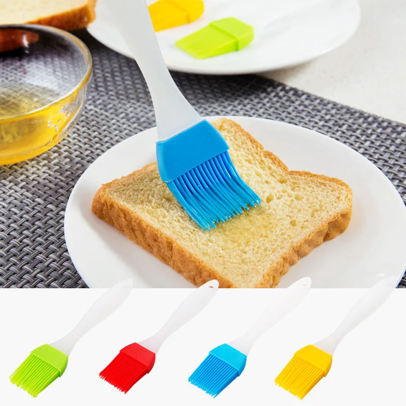 

Silicone Baking Tray Bread Chef Pastry Oil Butter Paint Brush Barbecue Brush Silicone Baking Barbecue Tool