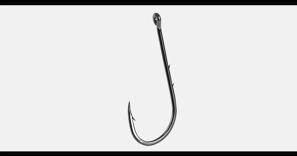 FISH KING 50 шт. Baitholder 6#-12# HardnessBrand рыболовный крючок, брендовый рыболовный крючок, рыболовные крючки, BAITHOLDER, черный цвет, джиг, большой