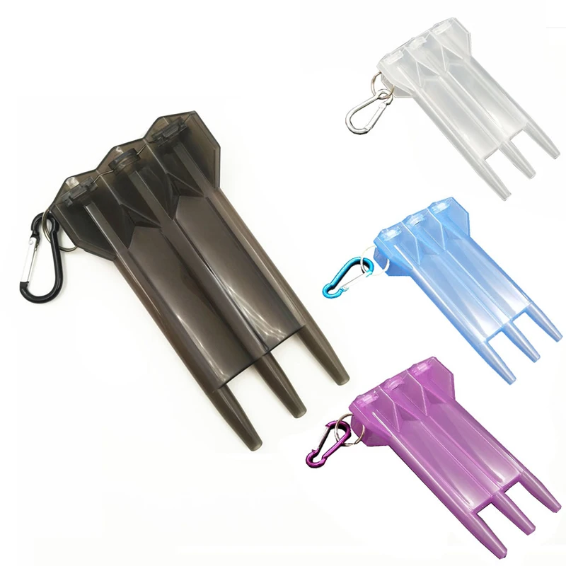 

Dart Box Darts Tool For Professional Darts Game Accessories Plastic Case 4 Colors Blue gray purple white