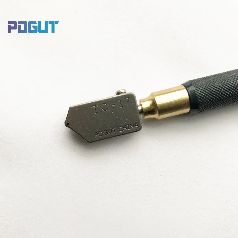 Бесплатная доставка POGUT Toyo Тип Стекло плитки резак TC-17 металлической ручкой для 3-10 мм Стекло прямой резки