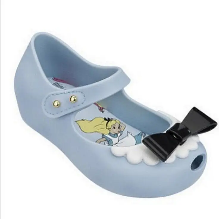 Mini Melissa/обувь принцессы для девочек; красивые летние детские сандалии на плоской подошве; сандалии для маленьких девочек; детские сандалии; сандалии для малышей
