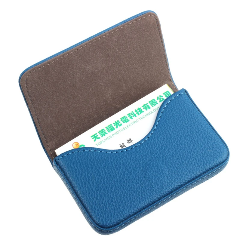 Aelicy кошелек для мужчин и женщин для путешествий из искусственной кожи водонепроницаемый кредитная карта посылка держатель для карт раскладушка чехол для визиток коробка