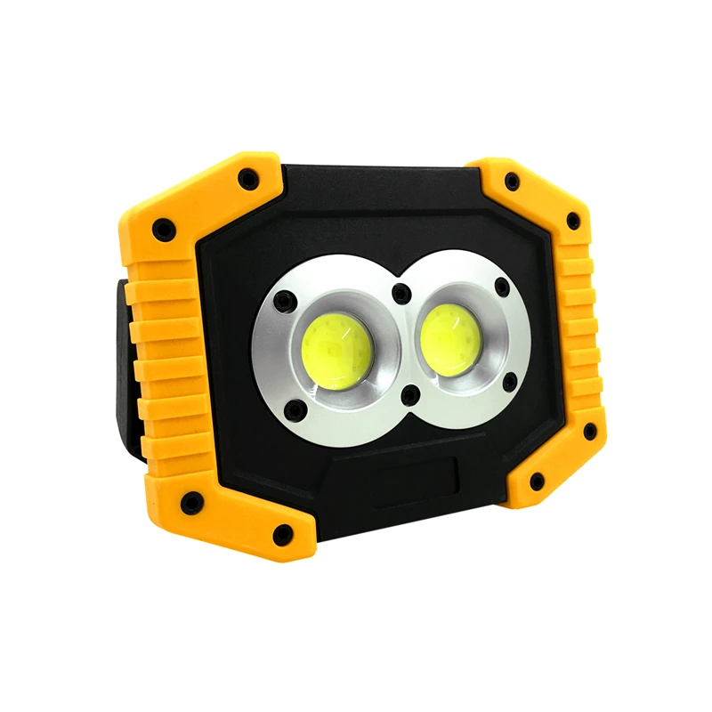 Goedkoop Gylbab mini 20 w COB Led AA 18650 battery operated draagbare spotlight werk emergency oplaadbare schijnwerper power lantaarn
