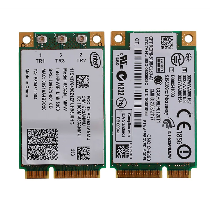 Intel 533AN_MMW WIFI 5300 карта для Lenovo ThinkPad X200 X301 T400 W500 горячая Распродажа C26|wifi card|intel wifi