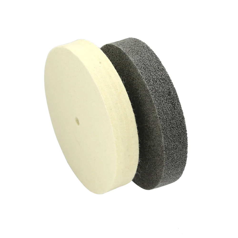 

Bench Grinder Non-woven Unitized Grinding Wheel Wool Felt Polishing Wheel