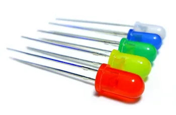 

New Arrival 1000Pcs/Set 5mm Round Diode LED Blue Green Yellow Red White Lamp Mixed Color Kit 246g Useful DIY LED Tool Tools
