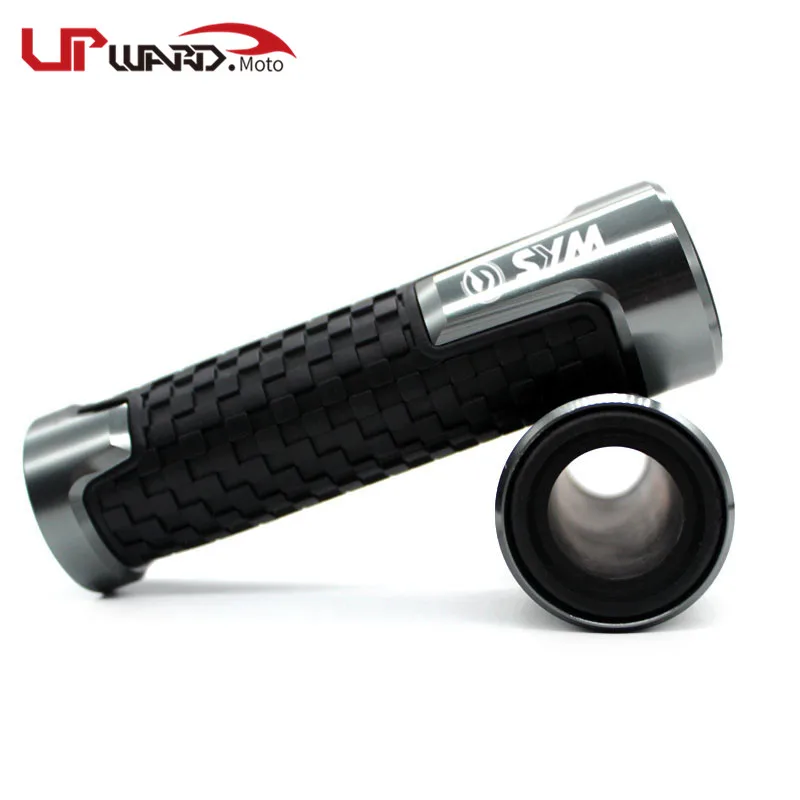 For SYM MAXSYM 400 MAXSYM 600 MAXSYM400/600 GR150 Motorcycle Accessories 22mm 7/8'' Handlebar Grips Handle Grip Handle bar - Цвет: Titanium