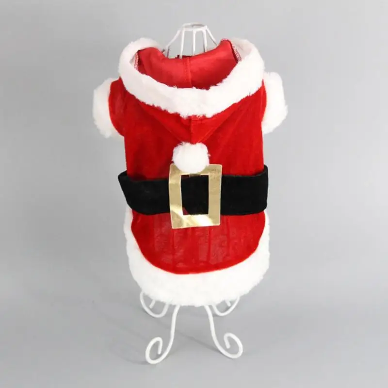christmas red santa claus puppy dog costume pet cat coat christmas red santa claus puppy dog costume pet cat coat