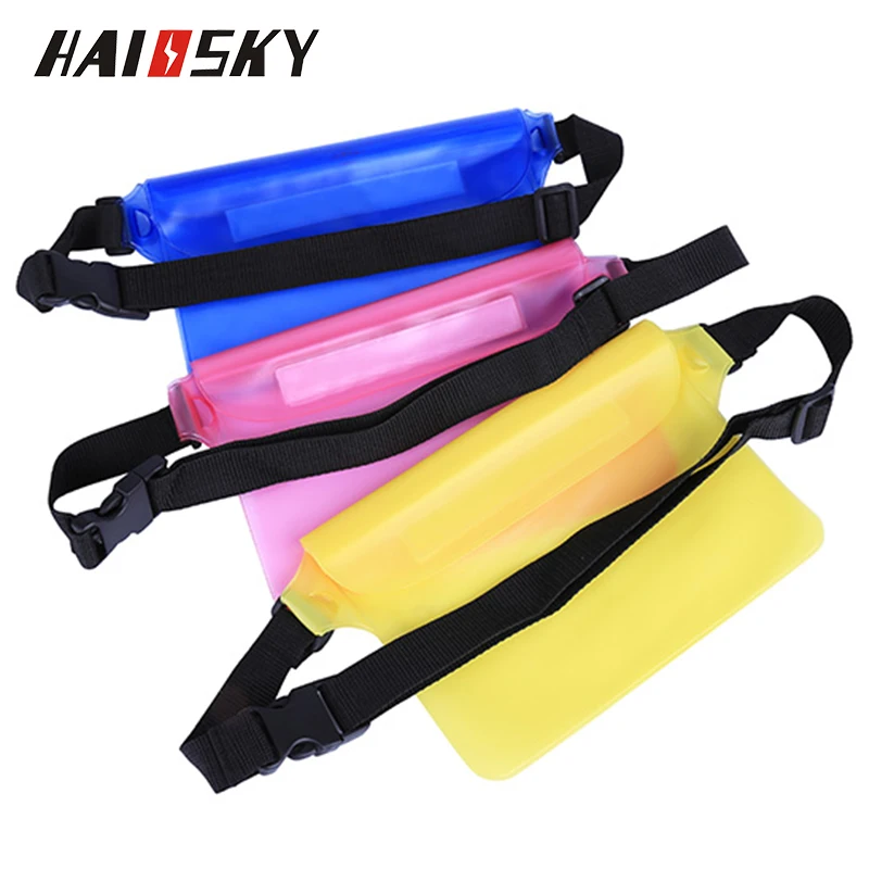 

Big Waterproof Case Waist Bag Cover For iPhone X XS Max 6 6s 7 8 Plus Samsung S8 S9 Huawei P20 Pro Honor 10 Underwater Surfing
