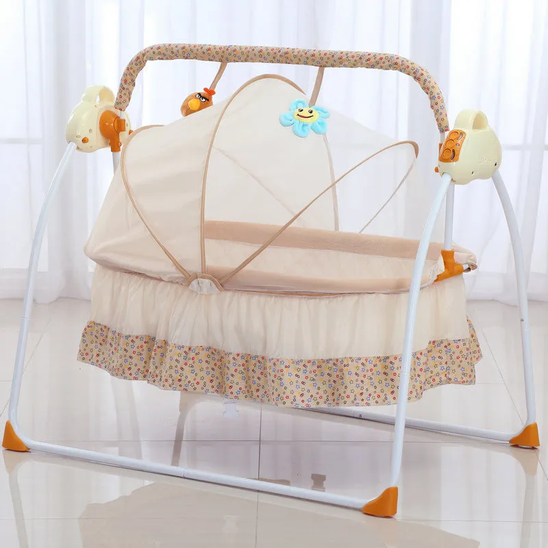 Умная детская кроватка Расширенная электрическая шейкер колыбель с пультом дистанционного управления Bluetooth функция кроватки для новорожденных кровати Babynestje