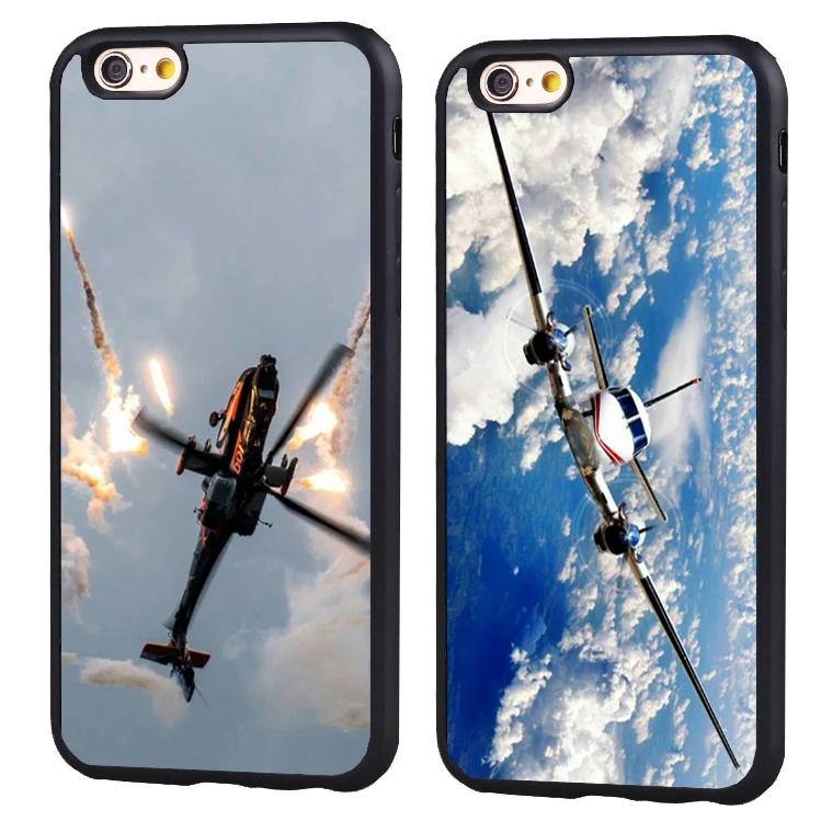 Airplane At Sunrise aircraft plane landing Soft Silicone Full