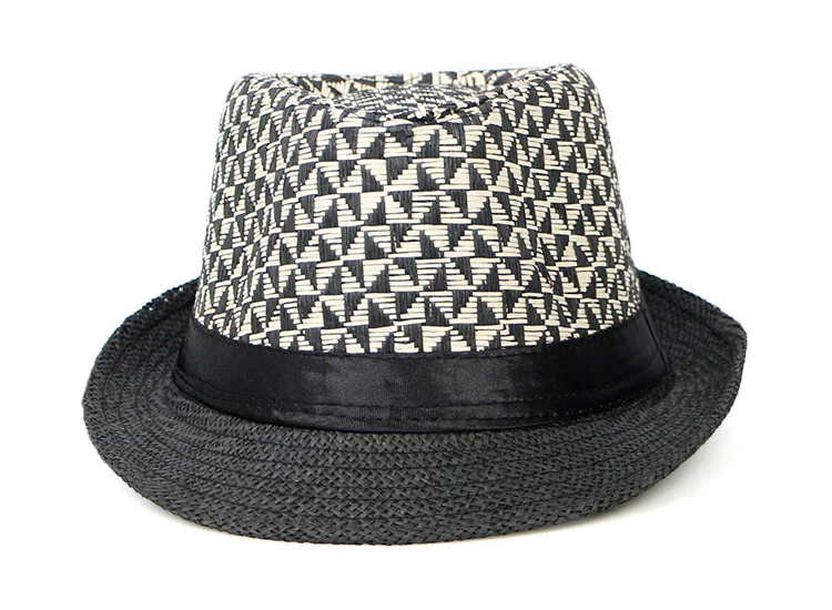 Мода лето Chapeu Homme ковбойские шляпы с клетчатым принтом Панама соломенная шляпа мужская кепка Панама gorro hombre джазовая шляпа