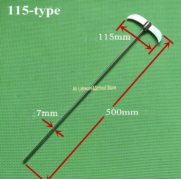 1 шт. лабораторный Пропеллер из нержавеющей стали display55мм до 155 мм полумесяц лопасти, кривое весло для мешалки миксер Блендер Машина