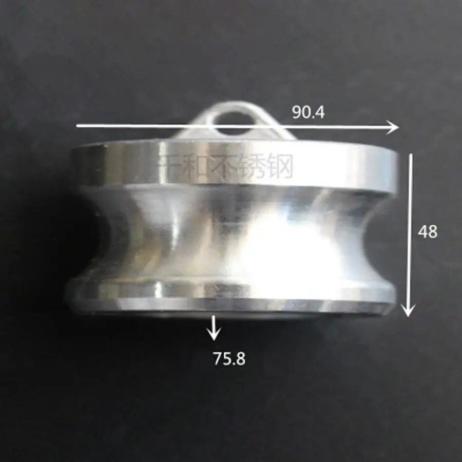 

3" End Plug Type DP Camlock Quick Disconnect Coupling 316 Stianless Cam Groove For Hose Pumps Homebrew