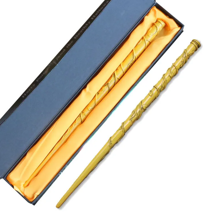 

Colsplay Hermione Granger Wand Magic Wands Metal/Iron Core Albus Dumbledore Old Magical Wand Kid Adult Toys Gift Box Packing