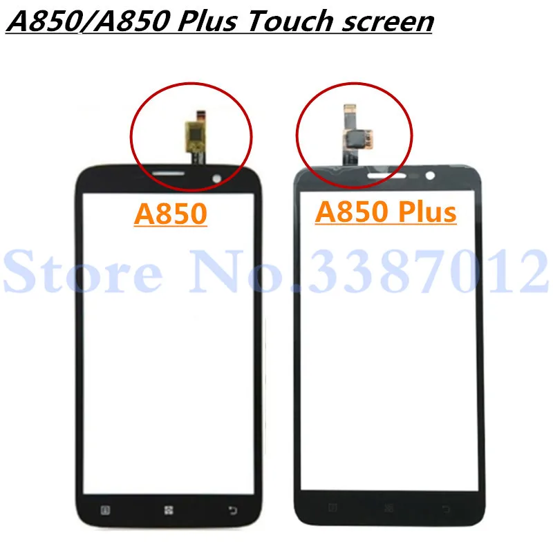 5 &quotЗамена высокого качества для Lenovo A850 A 850 Plus сенсорный экран дигитайзер Датчик