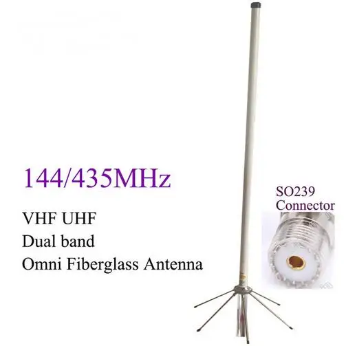 OSHINVOY Двухдиапазонная Стекловолоконная антенна 144 435M vhf uhf двухдиапазонный