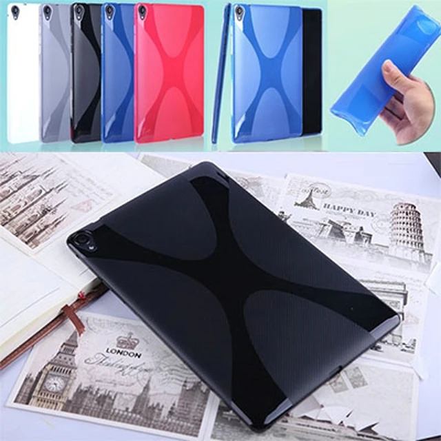 

New Ultra Silicone Anti-skid X Line Soft Silicon Rubber TPU Gel Skin Shell Cover Case For Google Nexus 9 Nexus9 2015 8.9" Tablet