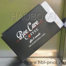 Членская карта/Держатель подарочной карты, 200 г с матовой отделкой, красная фольга