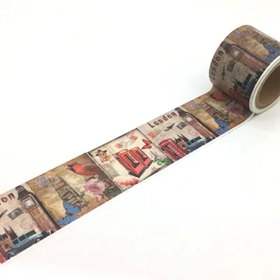 Jiataihe tape Лента набор маскировки DIY Фламинго Парижа школьная лента для скрапбукинга клейкая лента - Цвет: 2300
