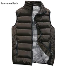 Зимний жилет, пальто, мужской повседневный пуховый жилет, мужской Приталенный жилет, теплый кардиган, ветровка, модные мужские жилетки S-5XL, 10 цветов 954