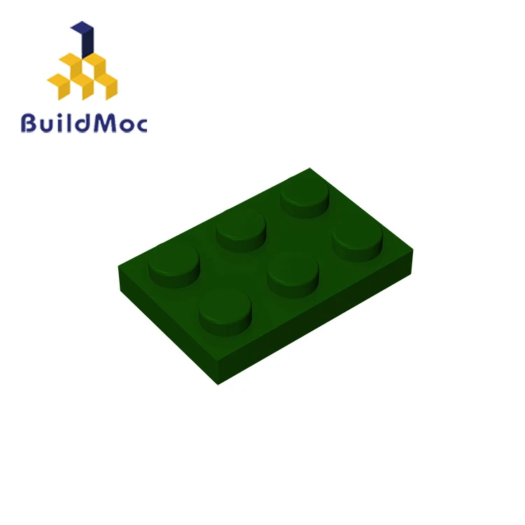 BuildMOC совместимые сборки частиц 3021 пластина 2x3 для строительных блоков части DIY