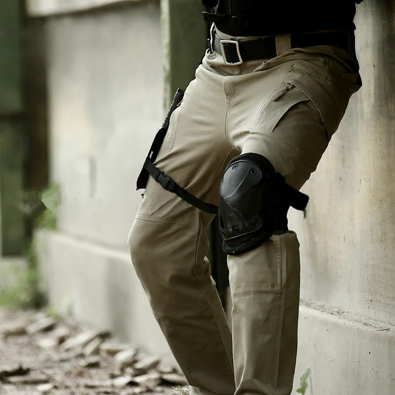 Военный стиль, брюки карго, мужские армейские тактические брюки IX9, армейские брюки, повседневные рабочие брюки, спецназ, Тонкие штаны с карманами размера плюс 5XL