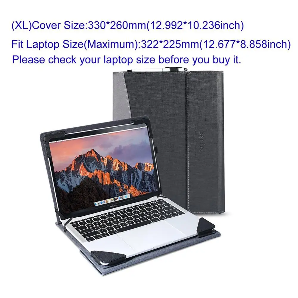 13 13,3 14 дюймов Сумка для ноутбука, чехол с регулируемой подставкой, универсальный чехол для ноутбука lenovo hp ASUS acer DELL huawei Xiaomi notebook