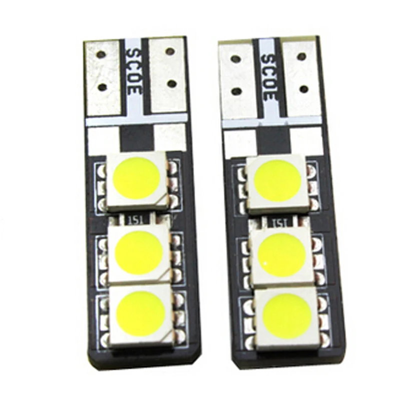 SCOE автомобильный Стайлинг 2x6SMD W5W светодиодный Передний Габаритный светильник лампа источник для hyundai Elantra Veloster Tucson Genesis 2013