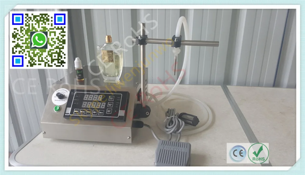 

Free shipping! GZL-50 Digital Control Liquid Filling Machine /Small Portable Electric Liquid Water Filling Machine new model
