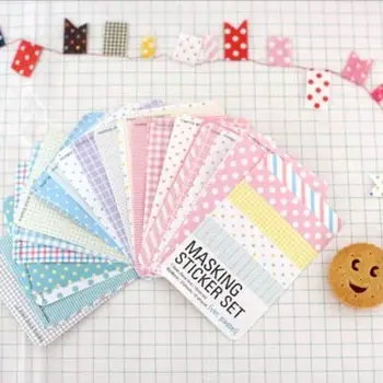 

27 Pcs/lot Kawaii Korean Notebook Album Calendar Memos Message Diary Notes Memo Deco Paper Stickers School Office Supplies