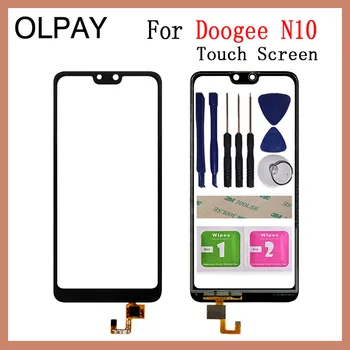 

OLPAY 5.84" For Doogee N10 Touch Screen Digitizer For Doogee Y7 Touch Panel Touchscreen Sensor Front Glass Free Adhesive+Wipes
