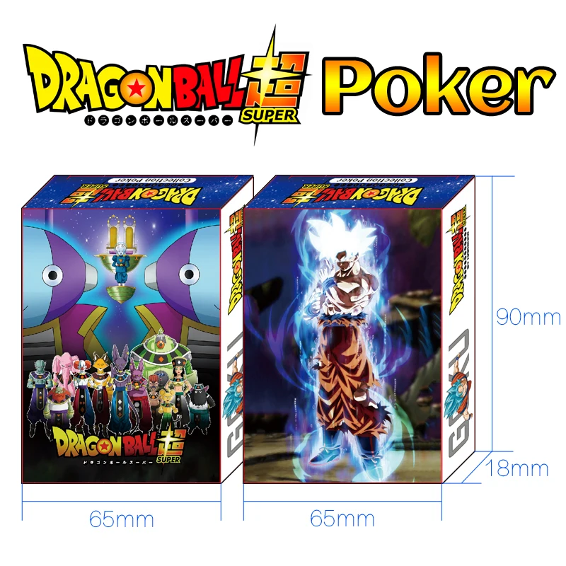 54 шт./компл. суперфигурки из игры Драконий жемчуг коллекция Goku Broli Gogeta покерные