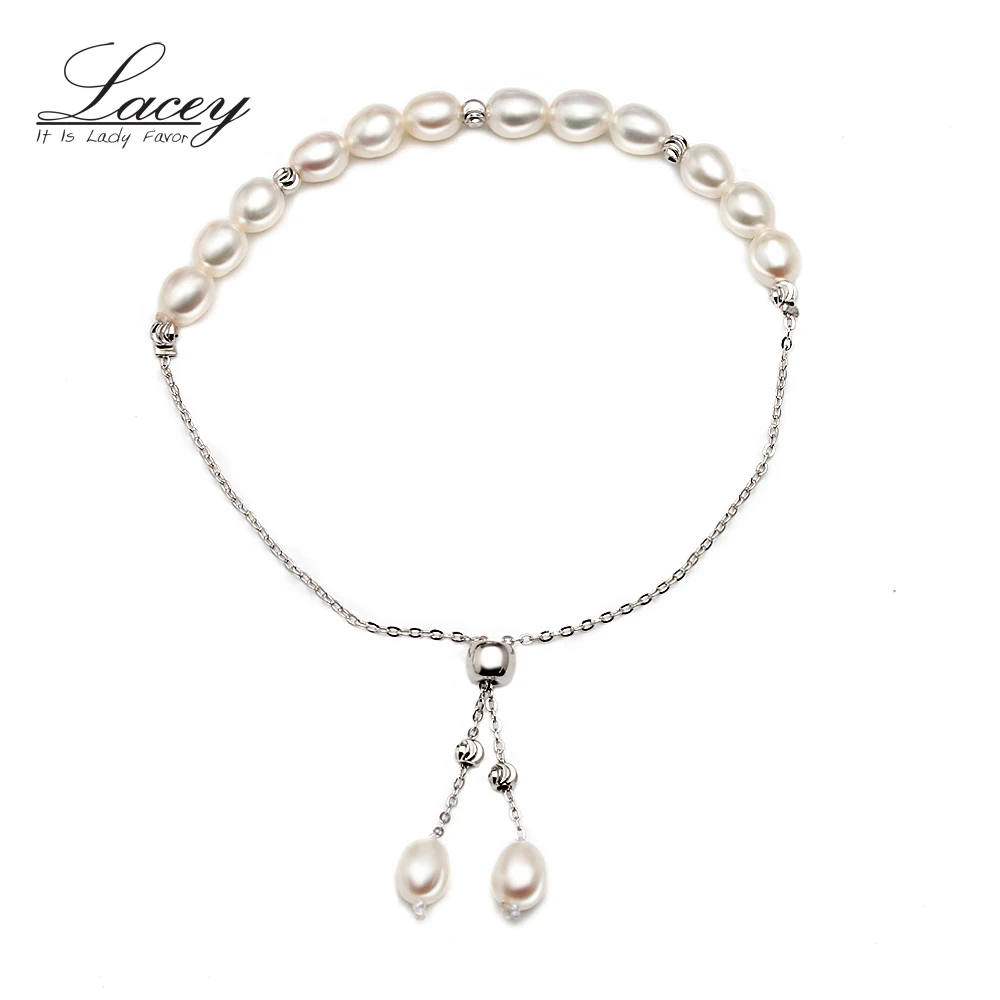 B24 Real Freshwater Pearls Jewellery Bracelets Wrist Necklace 