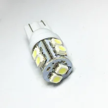 1 pçs branco azul carro led luz 10 smd led 1210 t10 501 194 168 w5w 3528 smd lado cunha lâmpada dc 12v