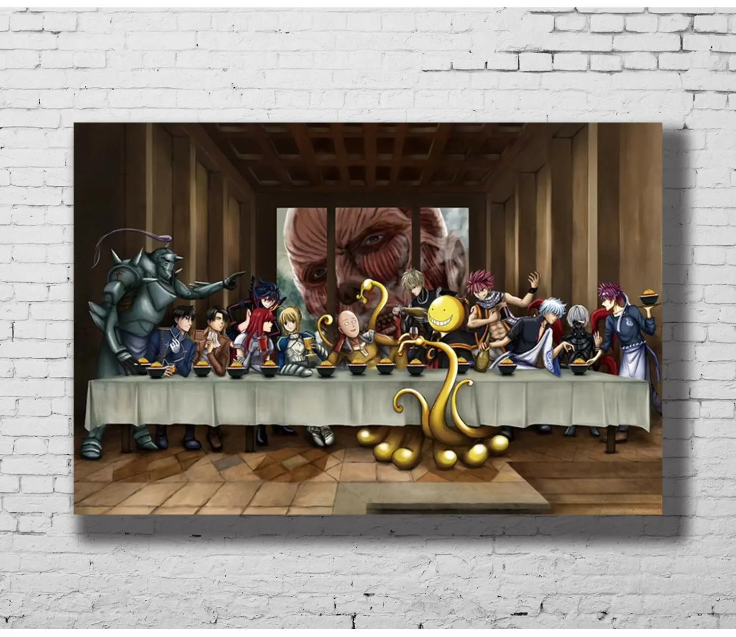 

Q0837 Posters and Prints 24x36 14x21 FOOD WARS SHOKUGEKI NO SOMA Chef Cooking Anime Art Poster Canvas Painting Home Decor